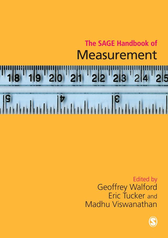 The SAGE Handbook of Measurement by Geoffrey Walford
