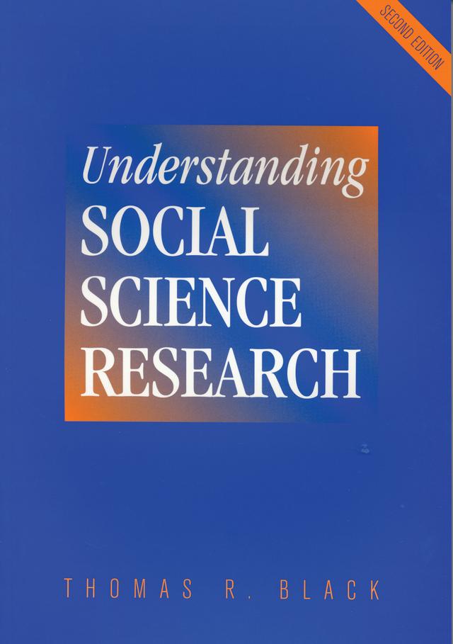 Understanding Social Science Research by Thomas R Black