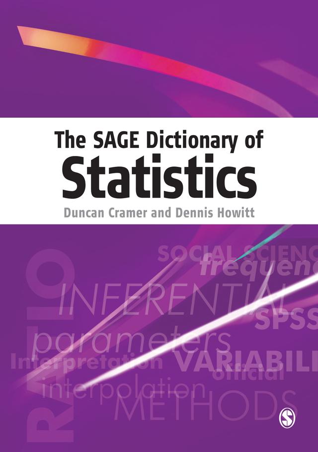The SAGE Dictionary of Statistics by Duncan Cramer