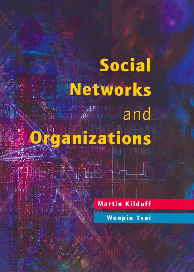 Social Networks and Organizations by Martin Kilduff