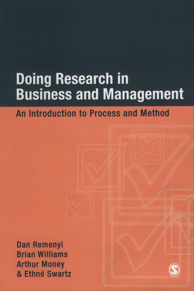 Doing Research in Business and Management by Dan Remenyi