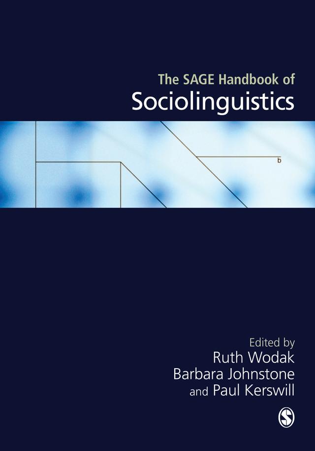 The SAGE Handbook of Sociolinguistics by Ruth Wodak