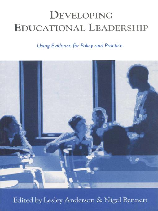 Developing Educational Leadership by Lesley Anderson