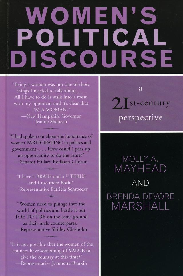 Women's Political Discourse by Brenda DeVore Marshall, Molly A. Mayhead