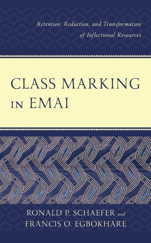 Class Marking in Emai by Francis O. Egbokhare, Ronald P. Schaefer