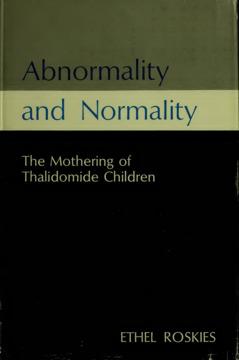 Abnormality and Normality by Ethel Roskies