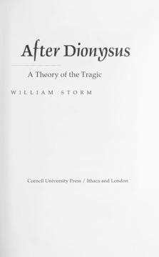 After Dionysus by William Storm