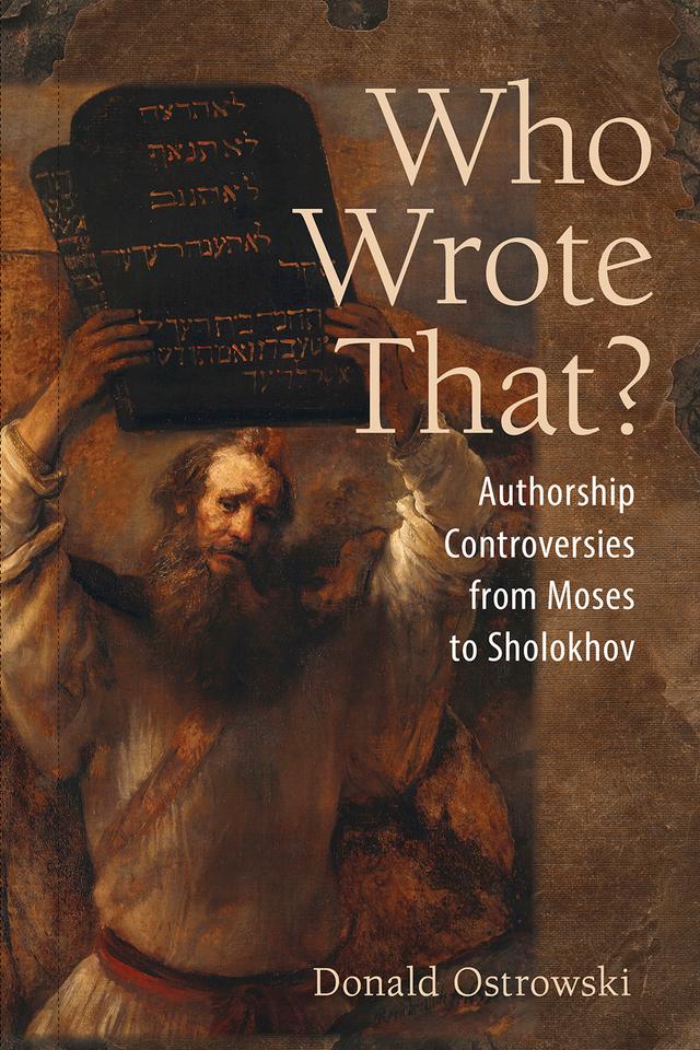 Who Wrote That? by Donald Ostrowski
