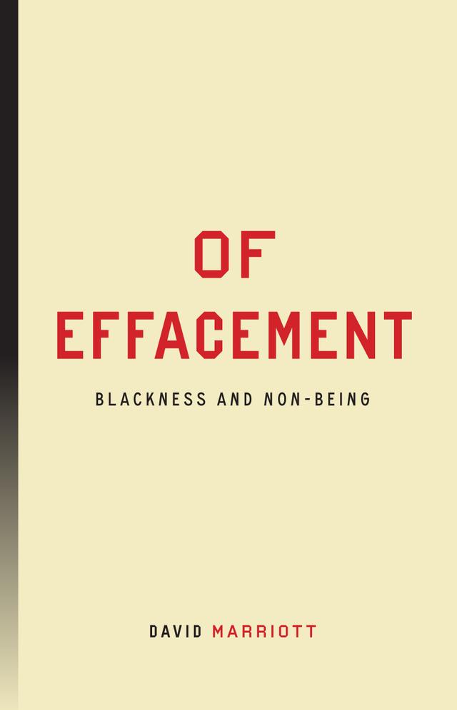 Of Effacement by David Marriott