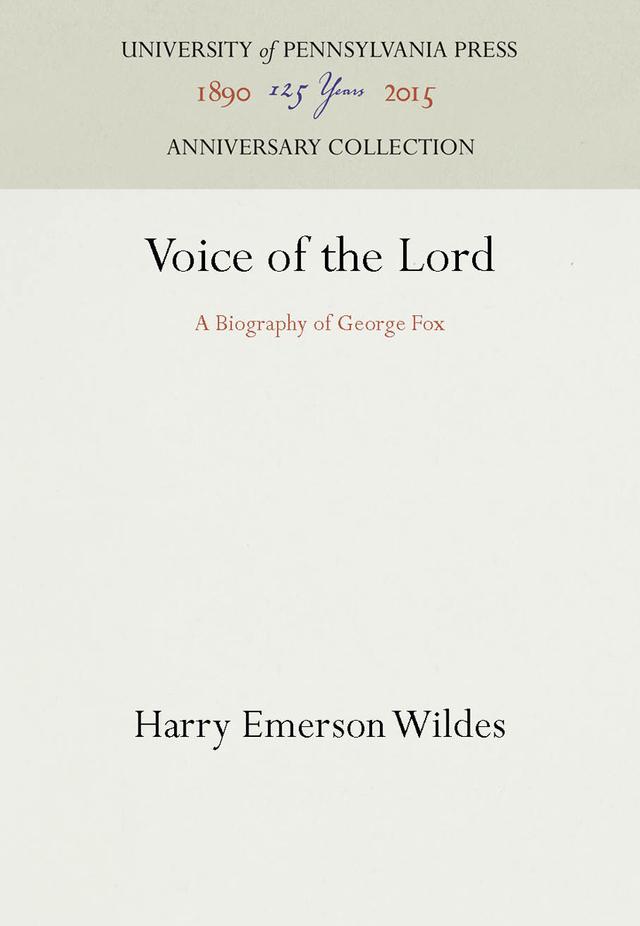 Voice of the Lord by Harry Emerson Wildes