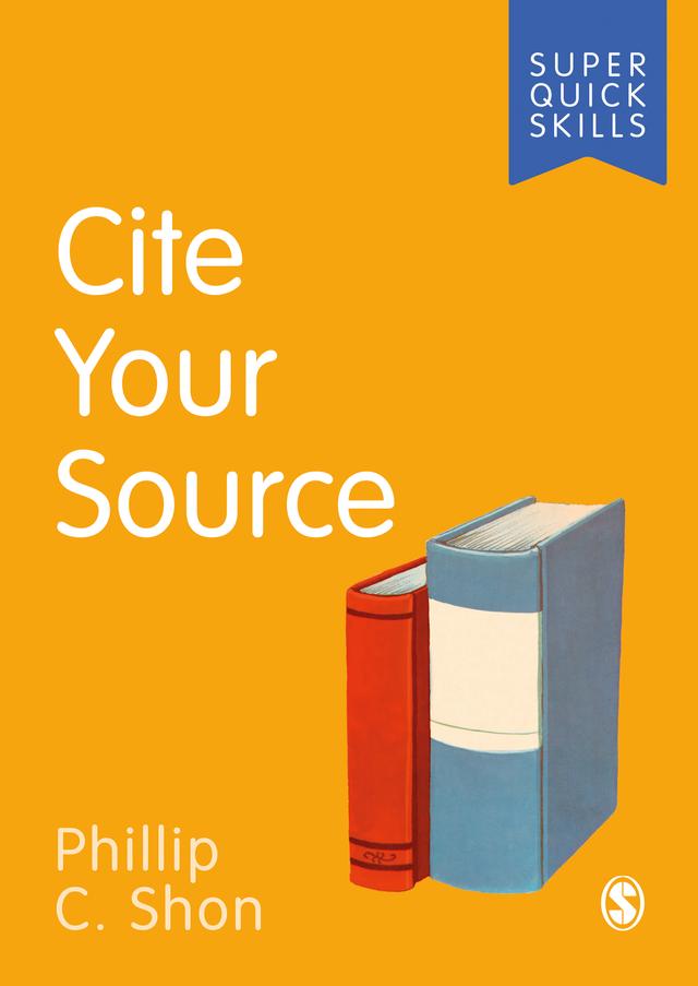 Cite Your Source by Phillip C. Shon