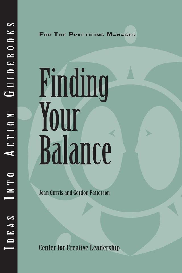 Finding Your Balance by Gordon Patterson, Joan Gurvis