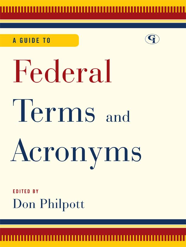 A Guide to Federal Terms and Acronyms by 