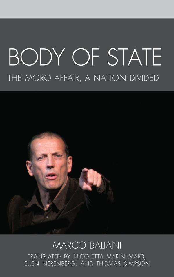 Body of State by Ellen Nerenberg, Marco Baliani, Nicoletta Marini-Maio, Thomas Simpson