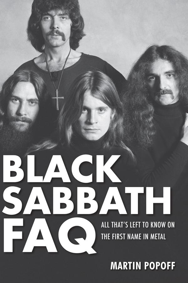 Black Sabbath FAQ by Martin Popoff