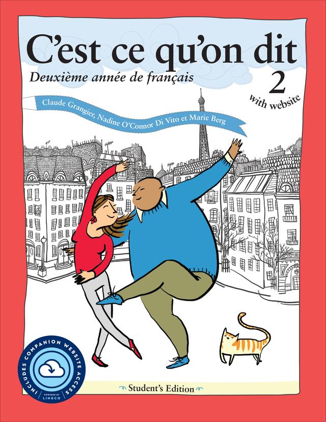 C'est ce qu'on dit with website by Claude Grangier, Marie Berg, Nadine O'Connor Di Vito