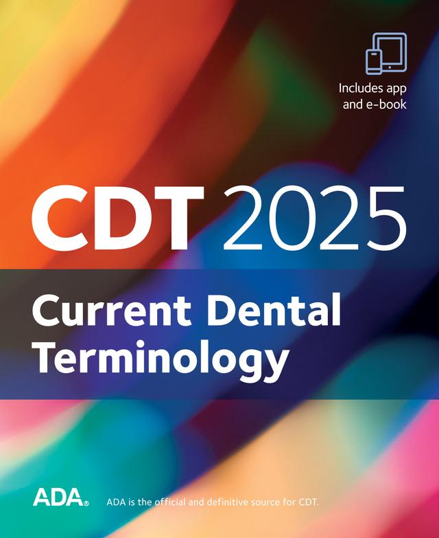 CDT 2025 Book and App by American Dental Association