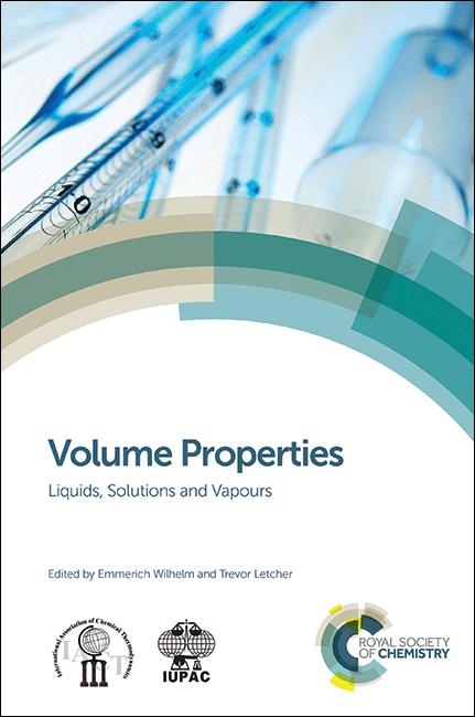 Volume Properties by Emmerich Wilhelm, Trevor M Letcher