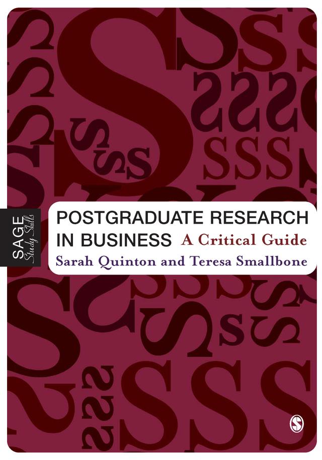 Postgraduate Research in Business by Sarah Quinton