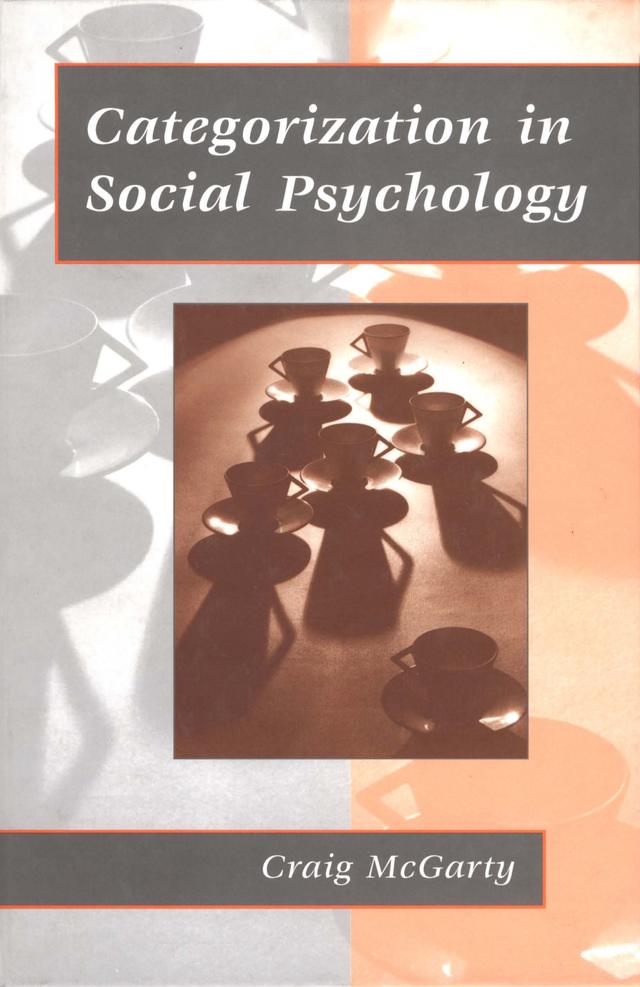 Categorization in Social Psychology by Craig McGarty