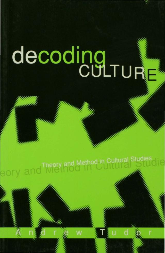 Decoding Culture by Andrew Tudor