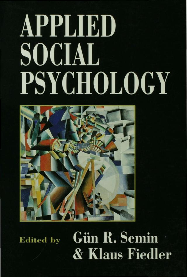 Applied Social Psychology by Gün R Semin
