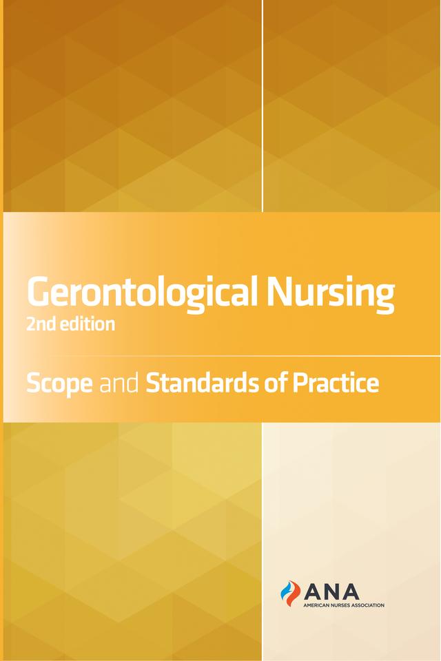 Gerontological Nursing by American Nurses Association