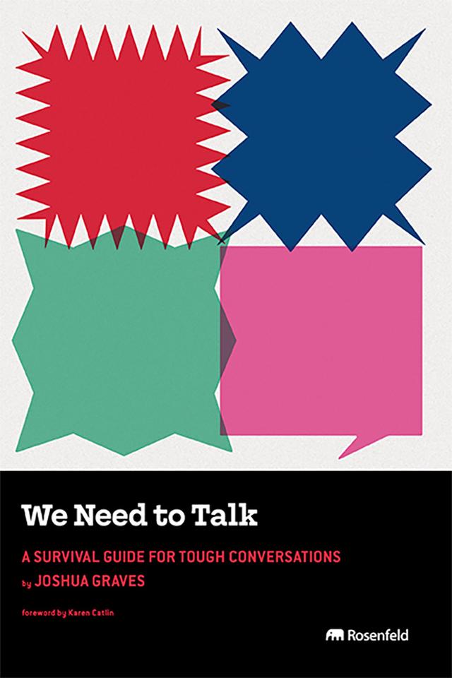 We Need to Talk by Joshua Graves, Karen Catlin