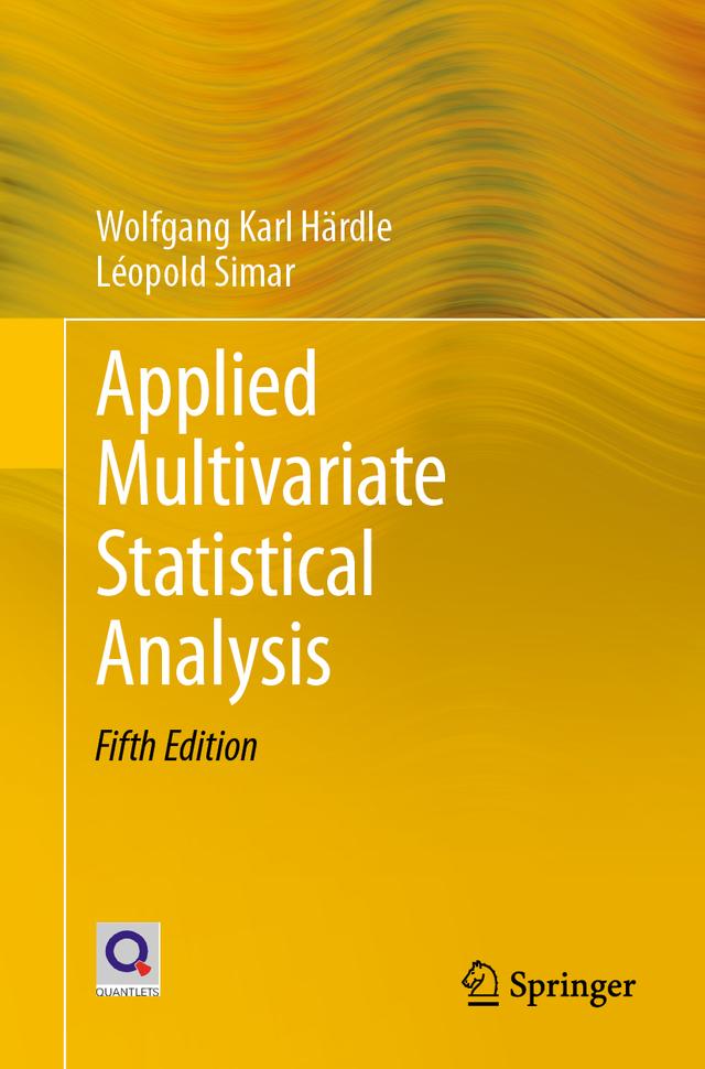 Applied Multivariate Statistical Analysis by Léopold Simar, Wolfgang Karl Härdle