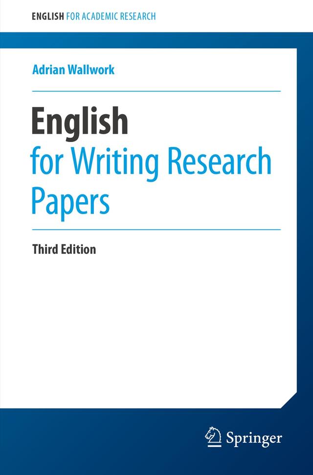 English for Writing Research Papers by Adrian Wallwork