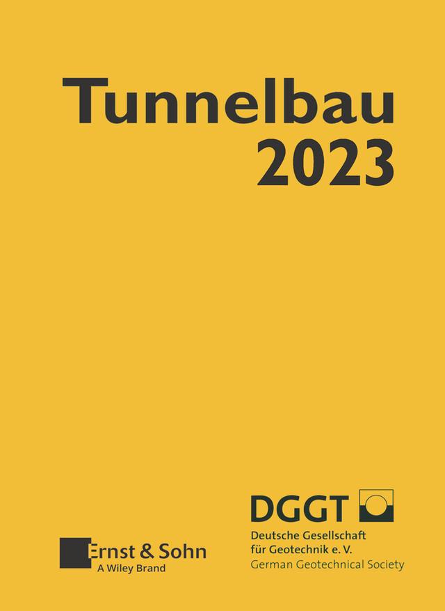 Taschenbuch für den Tunnelbau 2023 by Deutsche Gesellschaft für Geotechnik