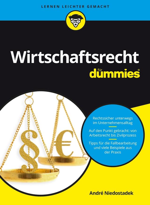 Wirtschaftsrecht für Dummies by André Niedostadek