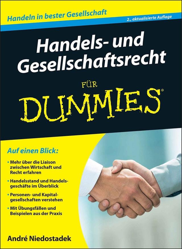 Handels- und Gesellschaftsrecht für Dummies by André Niedostadek