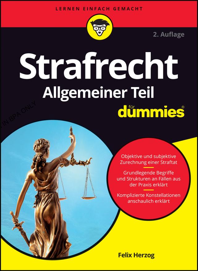 Strafrecht Allgemeiner Teil für Dummies by Felix Herzog