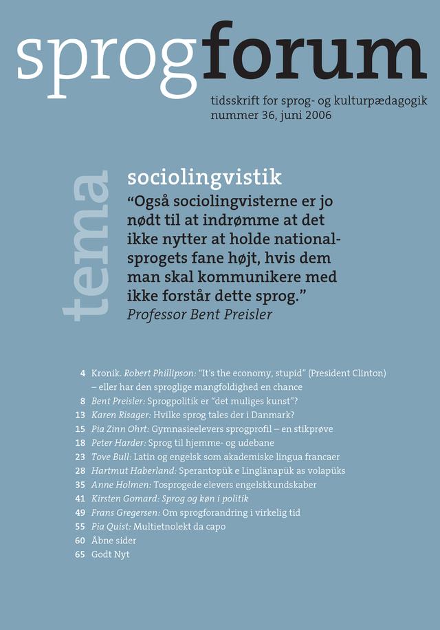 Sociolingvistik by Aarhus University Press