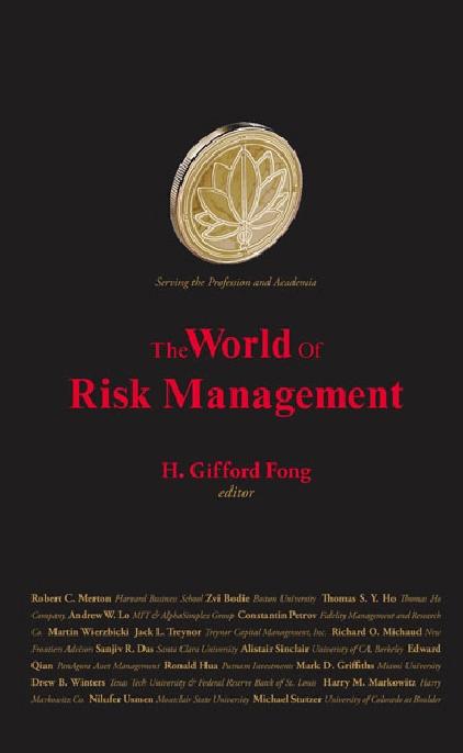 WORLD OF RISK MANAGEMENT, THE by Fong H Gifford