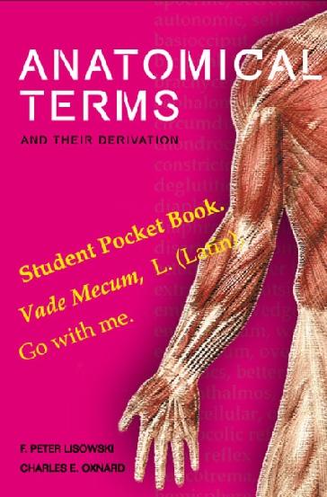 ANATOMICAL TERMS & THEIR DERIVATION by Lisowski Frederick Peter, Oxnard Charles