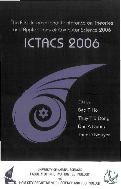 ICTACS 2006 by Dong Thuy Thi Bich, Duc Duong Anh, Ho Tu-bao