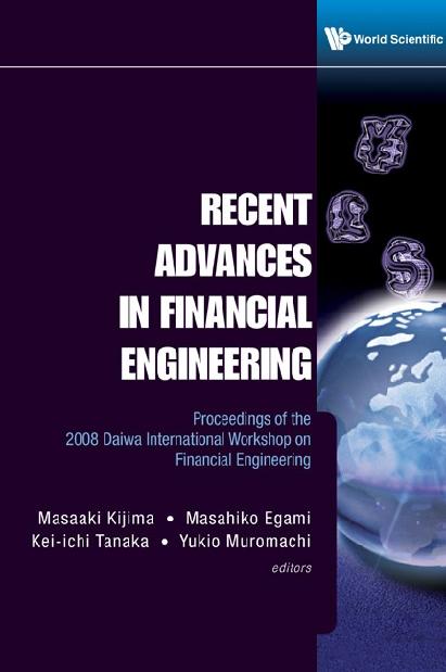 RECENT ADV IN FINANCIAL ENG 2008 by Egami Masahiko, Kijima Masaaki, Tanaka Kei-ichi