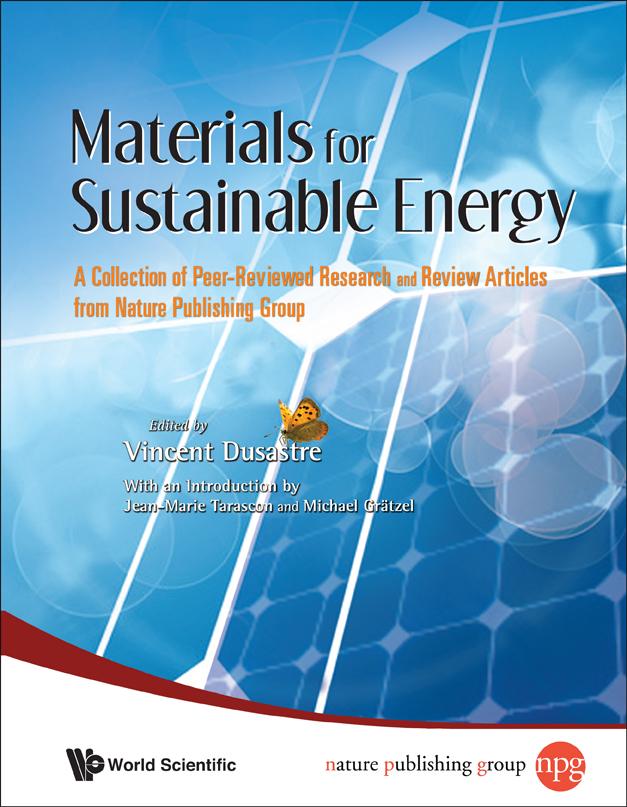 MATERIALS FOR SUSTAINABLE ENERGY by Dusastre Vincent, Swinbanks David