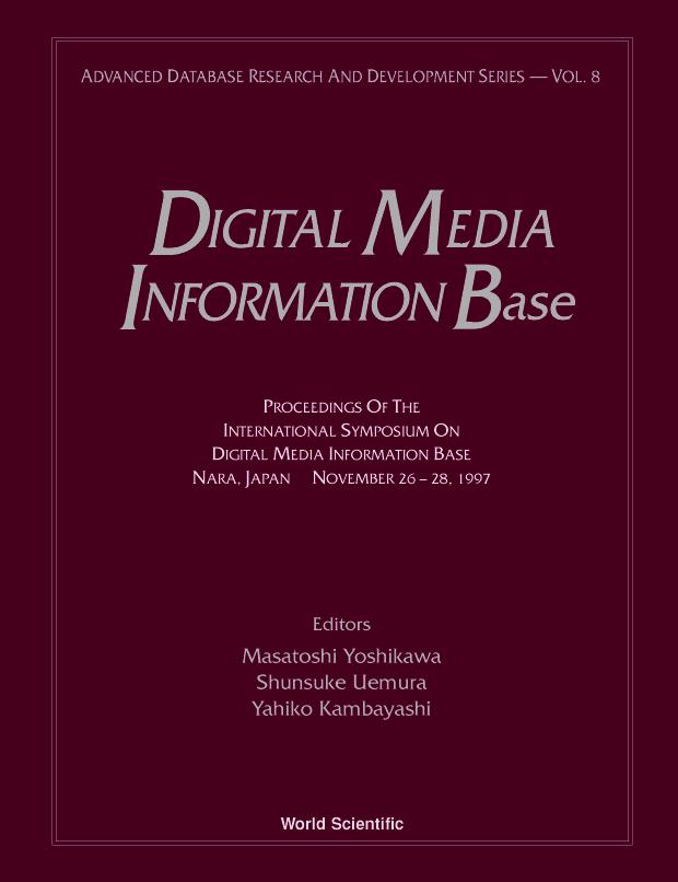 DIGITAL MEDIA INFORMATION BASE      (V8) by Kambayashi Yahiko, Uemura Shunsuke, Yoshikawa Masatoshi